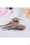 Kadın Peluş Model 1 Adet Büyük Boy 12 Cm Mandal Toka Seti