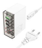 Peeq N36 PD Hızlı Şarj İle 65W 3 Adet Type-C ve 3 Adet USB Şarj Aleti