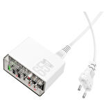 Peeq N36 PD Hızlı Şarj İle 65W 3 Adet Type-C ve 3 Adet USB Şarj Aleti