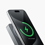 PB34 10.000 mAh 20W Kablosuz Şarjlı Kolay Taşınabilen  MagSafe PD Hızlı Şarj Mini Powerbank