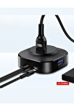 HUB06 Tak Çalıştır 4 Adet Usb 2.0 Çıkışlı Usb Çoklayıcı - Siyah