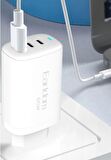 Peeq Earldom EU26C 2 Adet 65W Type-C Çıkışlı Hızlı Şarj Cihazı