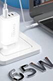 Peeq Earldom EU26C 2 Adet 65W Type-C Çıkışlı Hızlı Şarj Cihazı