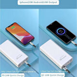 P40-Q 40000mAh Powerbank Hızlı Şarj Type-C ve 5 Çıkışla Taşınabilir Güç Kaynağınız