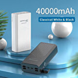 P40-Q 40000mAh Powerbank Hızlı Şarj Type-C ve 5 Çıkışla Taşınabilir Güç Kaynağınız