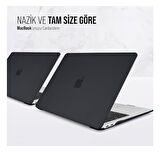Macbook Pro 14.2 2021 Polikarbon Koruyucu Buzlu Kapak