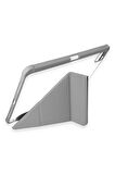 Ipad Pro 11 2020 Kılıf Kalemlikli Tri Folding Katlanabilir Standlı 360 Tam Koruma Kılıf