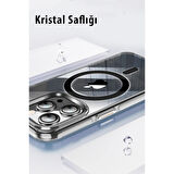 Peeq iPhone 15 Pro Max Crystal Magsafe Telefon Kılıfı