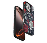 iPhone 15 Pro Max Çiçek Desenli Magsafe Kapak