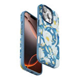 iPhone 16 Pro Max Çiçek Desenli Magsafe Kapak