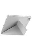 iPad Pro 13 2024 Kılıf Kalemlikli Standlı ve Katlanabilir Tablet Kılıfı 