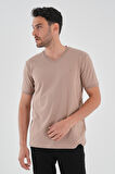 ALEXANDERGARDI V Yaka Basic T-shirt