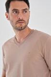 ALEXANDERGARDI V Yaka Basic T-shirt