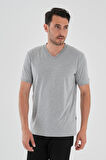 ALEXANDERGARDI V Yaka Basic T-shirt