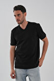 ALEXANDERGARDI V Yaka Basic T-shirt