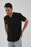 ALEXANDERGARDI V Yaka Basic T-shirt