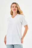 Pierre Cardin V Yaka Basic T-shirt