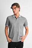 ALEXANDERGARDI Erkek Kol Detaylı Polo Yaka T-shirt