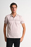 ALEXANDERGARDI Erkek Polo Yaka Düğme Detaylı T-shirt