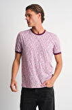 ALEXANDERGARDI Bisiklet Yaka Desenli T-shirt