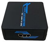 Vga To Hdmı + Stereo Converter Dönüştürücü Çevirici Adaptör A/V Mini 