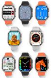Prepare Watch 8 Ultra Gri - Siyah Akıllı Saat