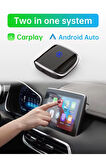 Tak Çalıştır Kablosuz Apple & Android Auto Mini Usb Adaptörü Taşınabilir Bluetooth Wifi