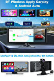 4K 10.26 Inç Ultra HD Wifi Carplay Ön Arka Araç Kamerası İkisi Bir Arada Set Ios Android Navigasyon