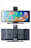 4K 10.26 Inç Ultra HD Wifi Carplay Ön Arka Araç Kamerası İkisi Bir Arada Set Ios Android Navigasyon