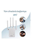 1200 Mbps IPv6 Kablosuz Dual Band Access Point Mini Router 300+867