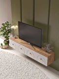 BOHEM 180 CM 4 KAPAKLI DUVAR TV ÜNİTESİ  MDF KAPAK