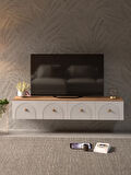 BOHEM 180 CM 4 KAPAKLI DUVAR TV ÜNİTESİ  MDF KAPAK