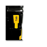 Portakap Ultra Geniş, 8 Tekerlekli, 85 Lt Siyah Katlanır Alışveriş Arabası - Merdiven Çıkan, USB Port Girişli ve Bardak Tutuculu