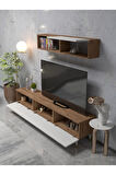 BOHEM 180 CM TV ÜNİTESİ MDF KAPAK RAFLI MODEL