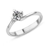 Harem Altın 0.34 Karat D Renk HRD Sertifikalı Pırlanta Tektaş Yüzük PR176