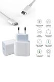 Iphone 15 Usb-C Şarj Seti Type-C 15- 15 Pro Max Uyumlu Hızlı Şarj Aleti 20w Güç Adaptörü ve Kablo