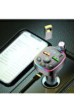 Bluetooth Araç Kiti Araç Fm Transmitter USB Type-C MP3 SD Kart Flash Için Uygun PD Çakmaklık Girişli