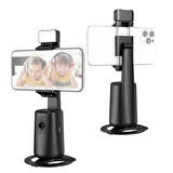 Otomatik Yüz Takipli Standlı Selfie Tripod 360° Dönüş LED Işık Vlog Canlı Yayın Videosu için 