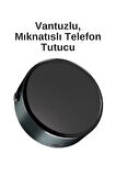 Şarjlı Vakumlu Mıknatıslı Magsafe Uyumlu Araç İçi Vantuzlu Telefon Tutucu (Şarj Özelliği yoktur)