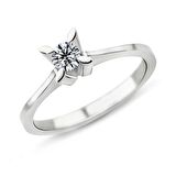 0.15 Karat G Renk Tektaş Pırlanta Yüzük PR479