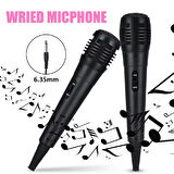 Karaoke için Uyumlu El Mikrofonu Kablolu 3mt Dinamik D05