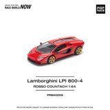 Pop Race Lamborghini LPI 800-4 Rosso Countach Kırmızı 1:64 Diecast Model Araba