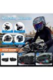 Kask Intercom Bluetooth Kulaklık Y10 Bluetooth Motosiklet Kulaklık 5.0 Motosiklet Kulaklık