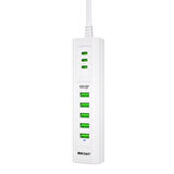 Onesam U04 24W Ultra Hızlı Masa Üstü Şarj Adaptörü 5 USB + 3 TYPE-C 