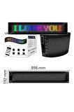 İşyeri Tır Kamyon Otobüs Uyumlu 90 Cm Rgb Led Panel 19,2x89,8cm Ölçü 16x96 Led Sayısı Kumanda +Kablo