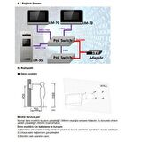 Multitek IP İnterkom Linux LIM-70 7 inç LCD Ekran Alarm Özellikli Daire Monitörü 9G 06 00 0003