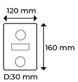 Multitek DIP01 Kapı Paneli 9G 10 01 0001