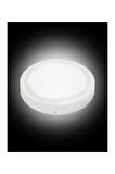 5 Adet 12W 6500K Beyaz Işık Sıva Üstü Smd Yuvarlak Led Panel KDL421 