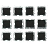 Ovivo Grano Siyah Anahtar 12'li Paket Çerçevesiz (Mekanizma)
