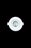 Helios Opto 5W Plastik Beyaz Kasa Yuvarlak Spot 6500K Beyaz HS 1209